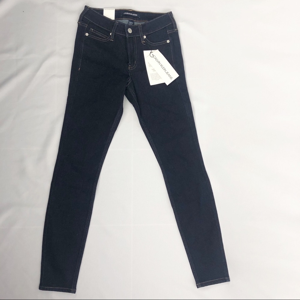 NWT Calvin Klein Super Skinny Jeans W25 x L30